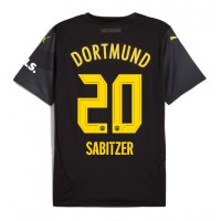 Borussia Dortmund Marcel Sabitzer #20 Vonkajší futbalový dres 2024-25 Krátky Rukáv